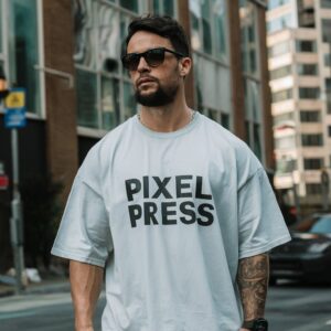 pixelpress oversized tshirt